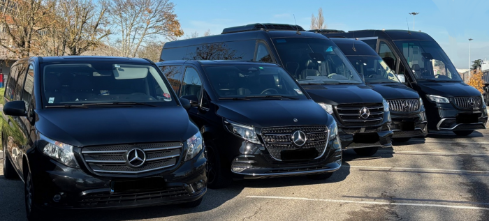 Minibus et van avec chauffeur aéroports et gare TGV St Exupéry