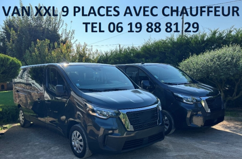 Van xxl avec chauffeur a lyon pour 8 passagers